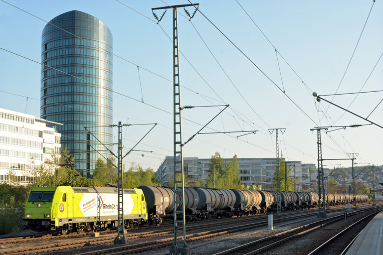 119 007 bei km 15,6 (April 2017)