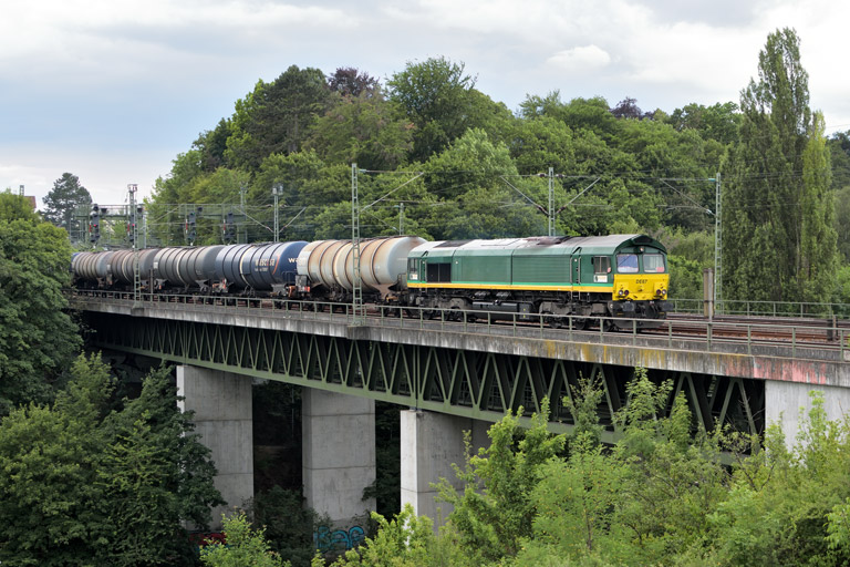 DE 67 bei km 14,6 (Juni 2017)