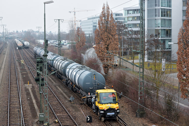 Zweiwegefahrzeug bei km 15,8 (Februar 2017)