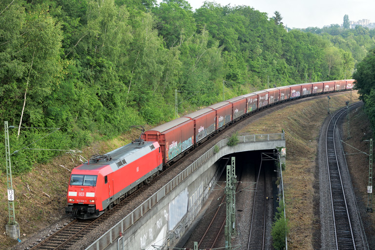 152 006 mit GA 52933 bei km 13,8 (Juni 2018)