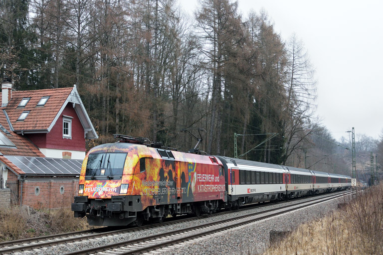 &Ouml;BB 1016 048 mit IC 189 bei km 18,2 (M&auml;rz 2018)
