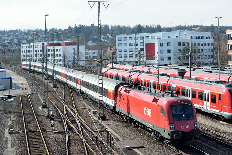&Ouml;BB 1116 096 mit IC 280 bei km 16,0 (M&auml;rz 2018)