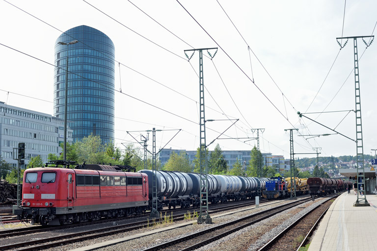 151 001 bei km 15,6 (September 2019)