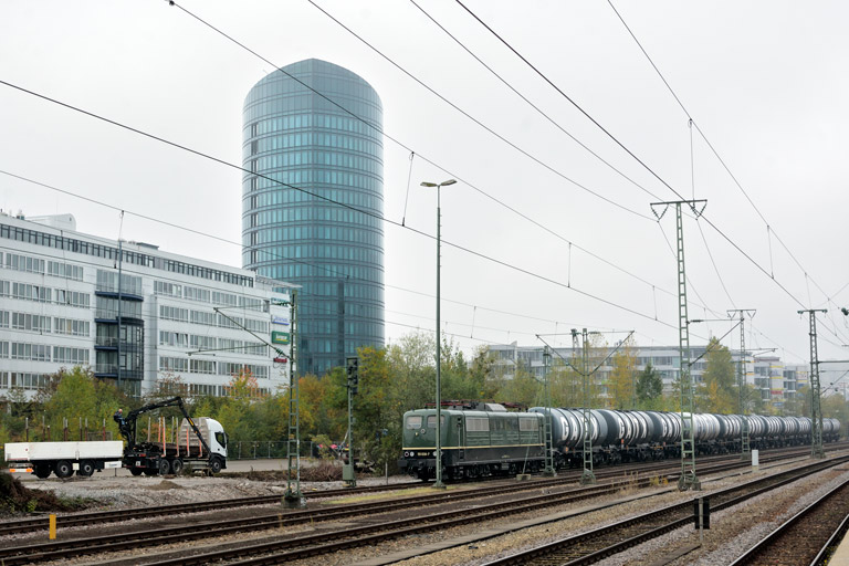 151 038 bei km 15,6 (Oktober 2019)
