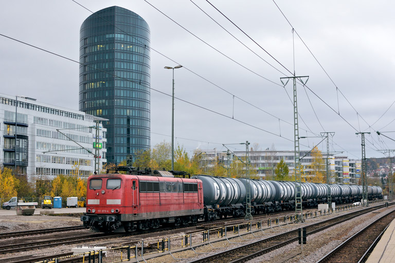 151 073 bei km 15,6 (November 2019)