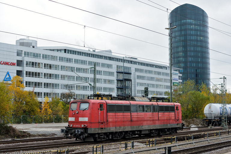 151 073 bei km 15,6 (November 2019)