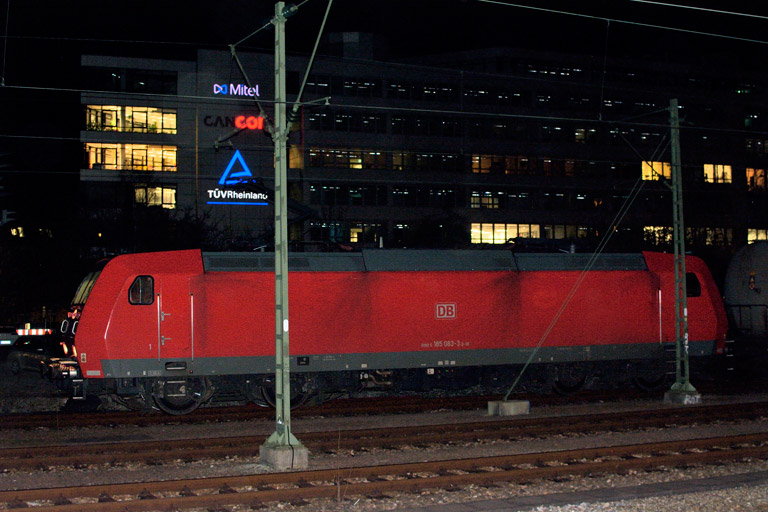 185 083 bei km 15,6 (Februar 2019)