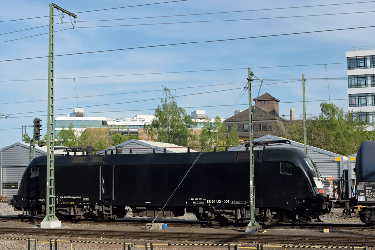 ES 64 U2-007 bei km 15,6 (April 2020)