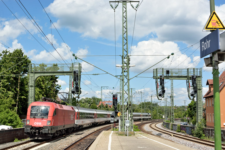 &Ouml;BB 1116 066 mit IC 187 bei km 16,6 (Juli 2020)