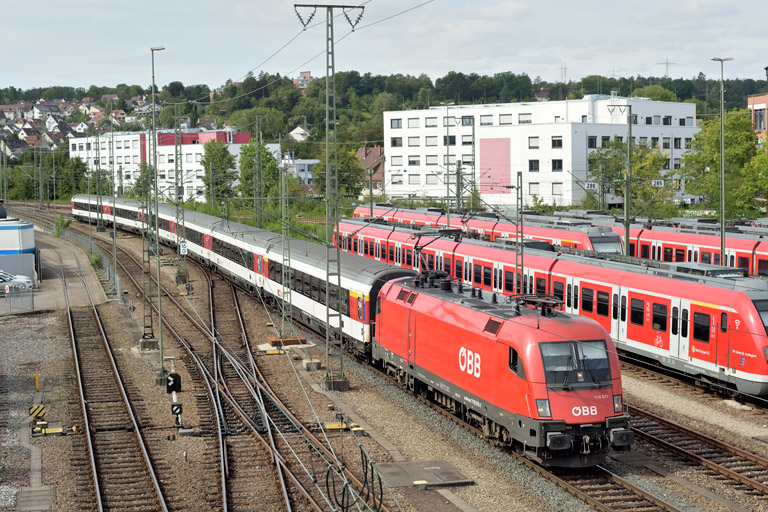 &Ouml;BB 1116 078 mit IC 282 bei km 16,0 (August 2020)