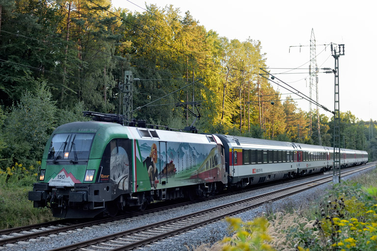 &Ouml;BB 1116 159 mit IC 184 bei km 18,0 (September 2020)