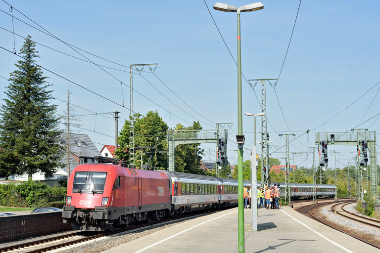 &Ouml;BB 1116 169 mit IC 187 bei km 16,6 (September 2020)