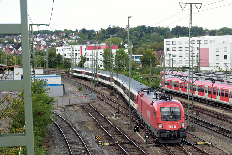 &Ouml;BB 1116 266 mit IC 282 bei km 16,0 (August 2020)