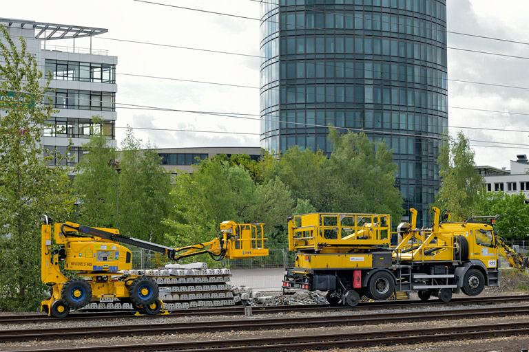 Zweiwegefahrzeuge bei km 15,8 (Mai 2020)