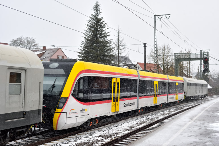 455 001 bei km 16,8 (Januar 2021)