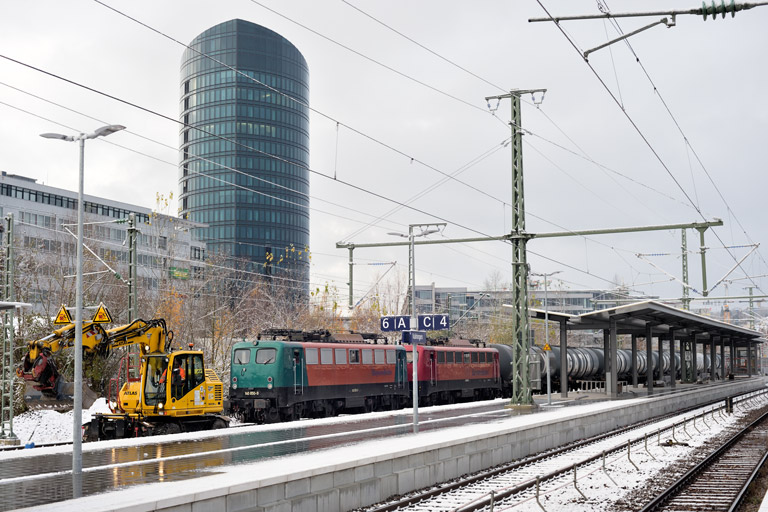 140 850 und 140 856 bei km 15,6 (November 2021)