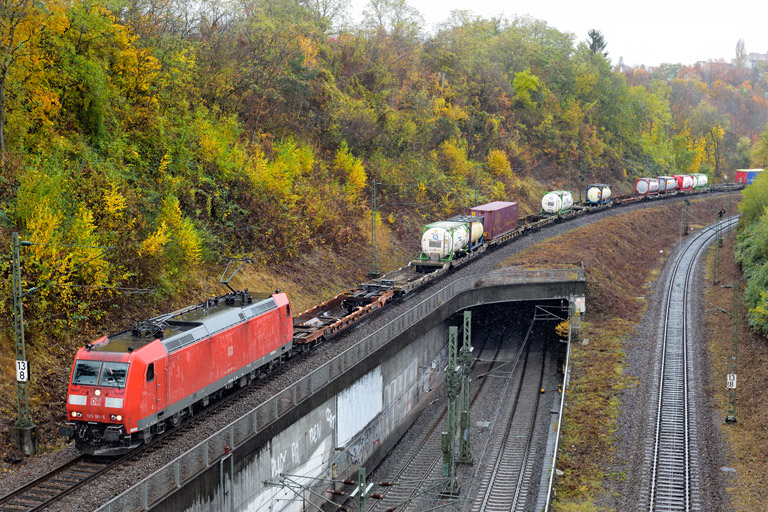 185 181 mit KT 50031 bei km 13,8 (November 2021)