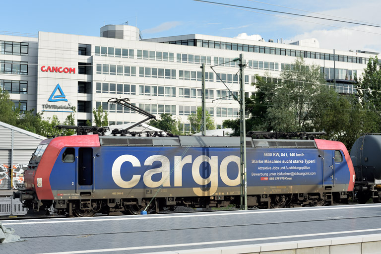 482 009 bei km 15,6 (Juli 2021)