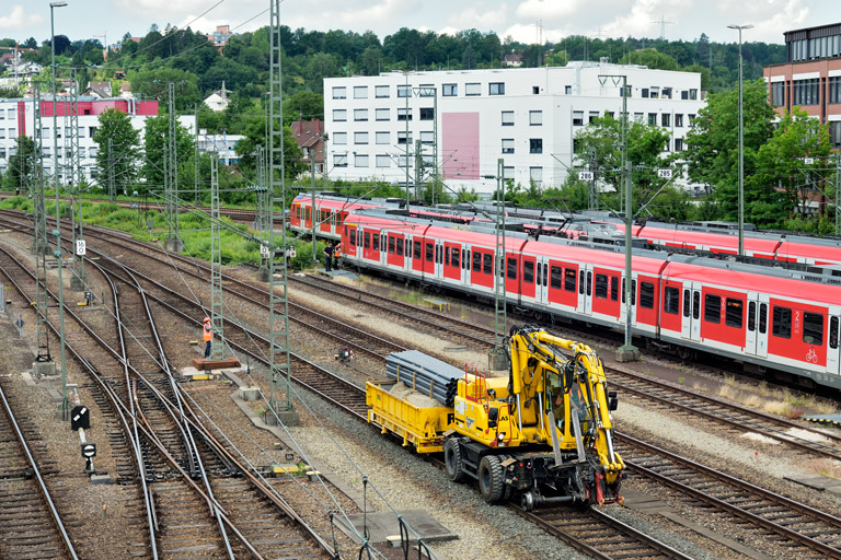 Zweiwegefahrzeug bei km 15,8 (Juni 2021)