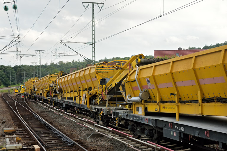 Gleis- und Weichenerneuerung bei km 16,8 (Juni 2022)