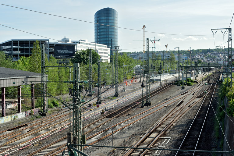 Gleis- und Weichenerneuerung bei km 15,4 (Mai 2022)