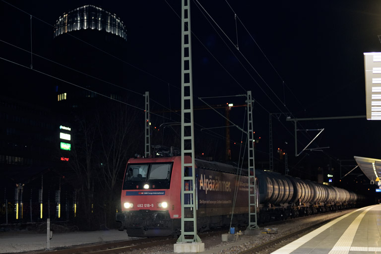 482 018 bei km 15,6 (M&auml;rz 2022)