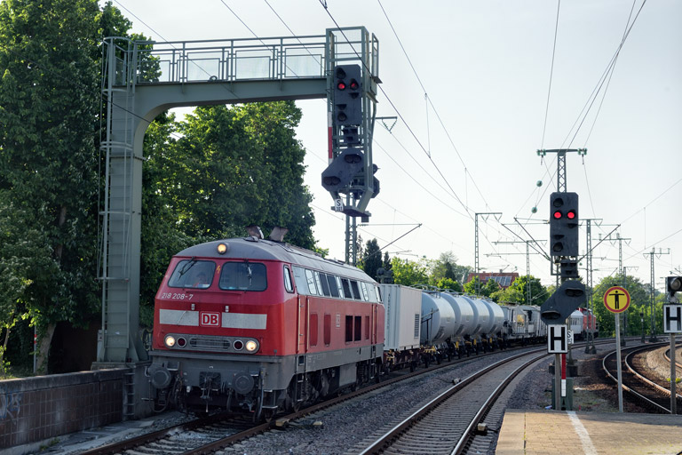 218 208 bei km 16,6 (Mai 2023)