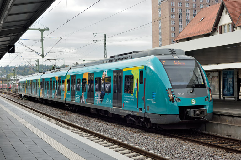 430 087 als S3 bei km 15,6 (Oktober 2023)