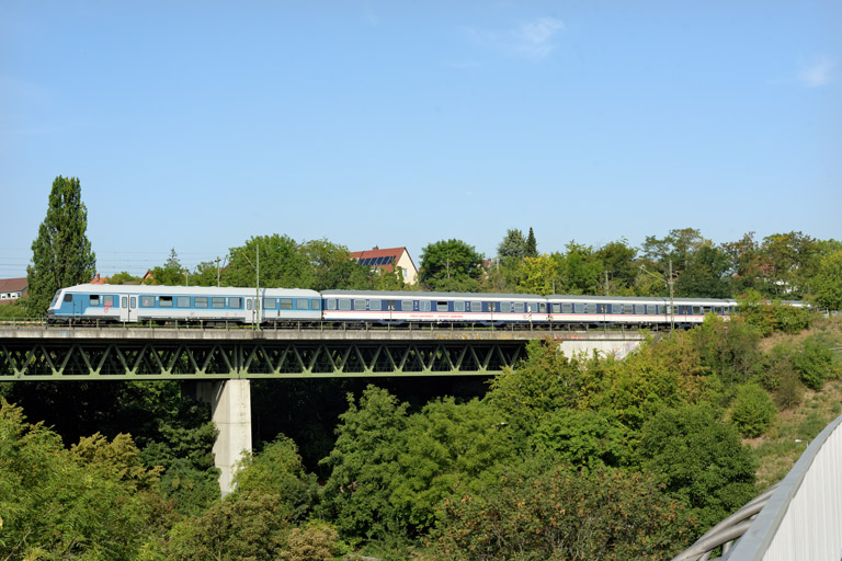 Regionalexpre&szlig; DPN 89566 bei km 14,6 (August 2023)