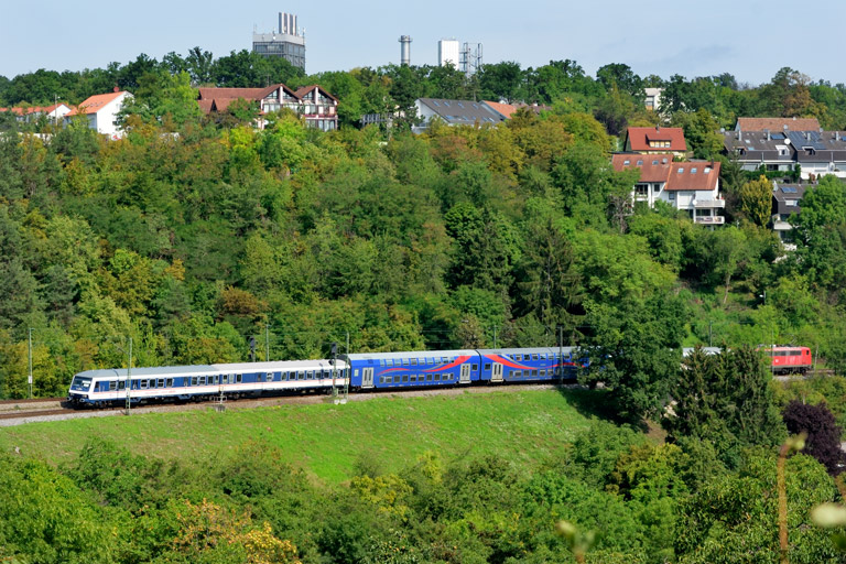 Regionalexpre&szlig; DPN 89568 bei km 13,4 (August 2023)