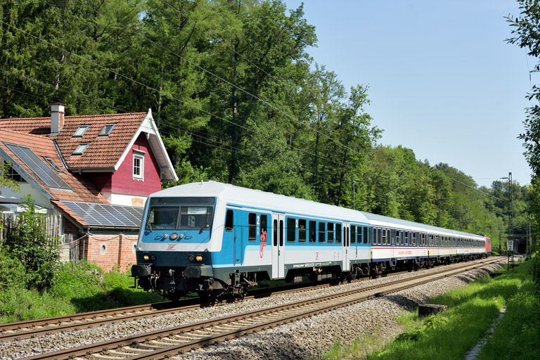 Regionalexpre&szlig; DPN 89570 bei km 18,2 (August 2023)