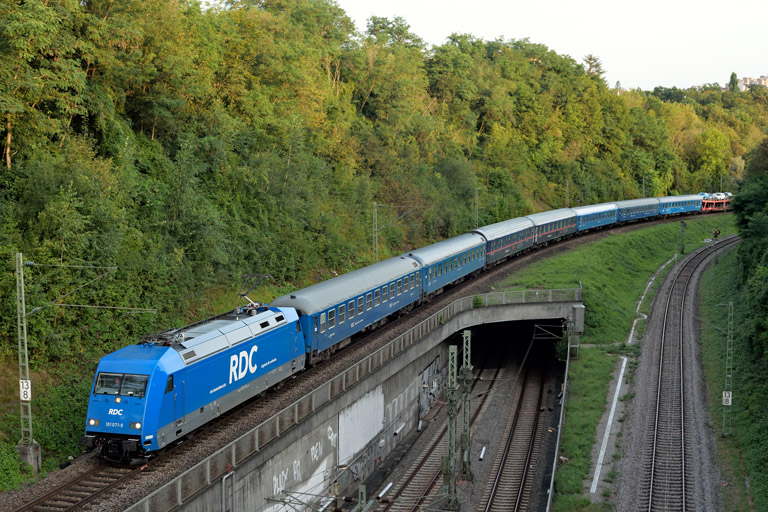 101 071 mit AZ 1791 bei km 13,8 (August 2024)