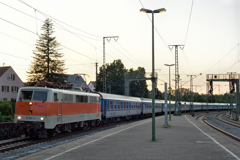 111 185 bei km 16,8 (Juni 2024)