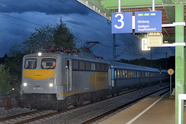 140 797 mit SVG 69991 bei km 16,8 (Mai 2024)