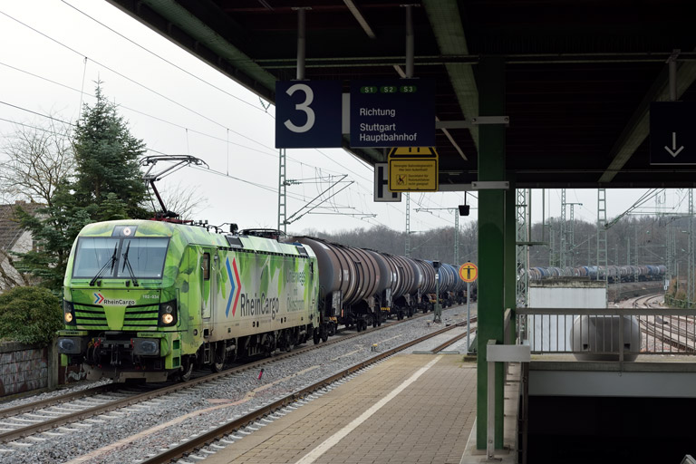 192 034 bei km 16,8 (Februar 2024)