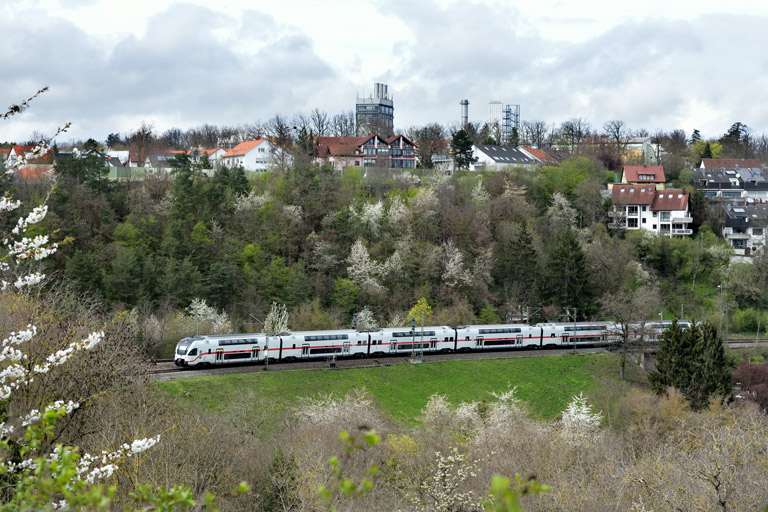 4010 104 als IC 489 bei km 13,4 (April 2024)