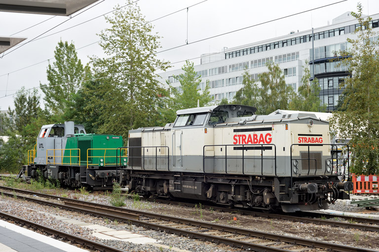 580 009 und 203 166 bei km 15,6 (August 2024)