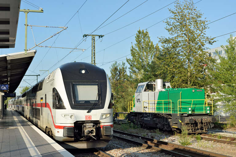 580 010 und 4010 108 bei km 15,6 (August 2024)