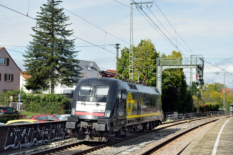 ES 64 U2-022 bei km 16,8 (Oktober 2024)