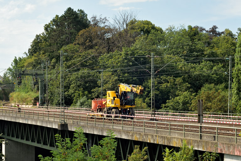 Zweiwegefahrzeug bei km 14,6 (August 2024)