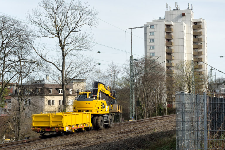 Gleis- und Weichensanierung bei km 8,2 (M&auml;rz 2024)