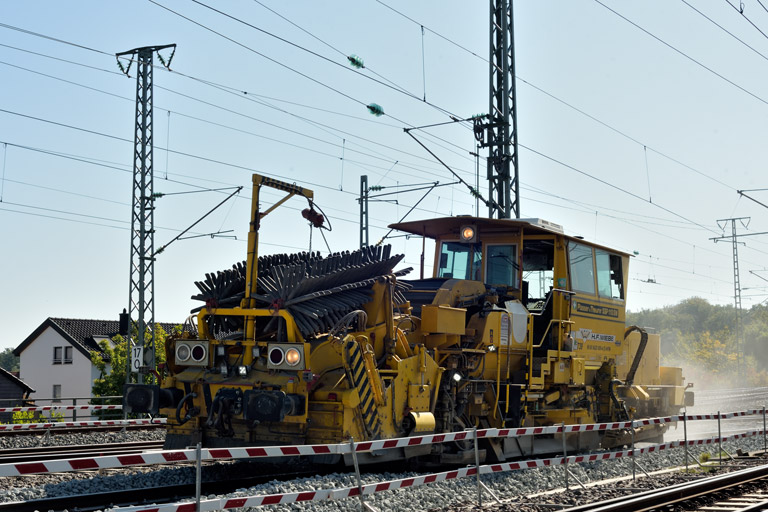Planiermaschinenzug bei km 17,0 (September 2024)