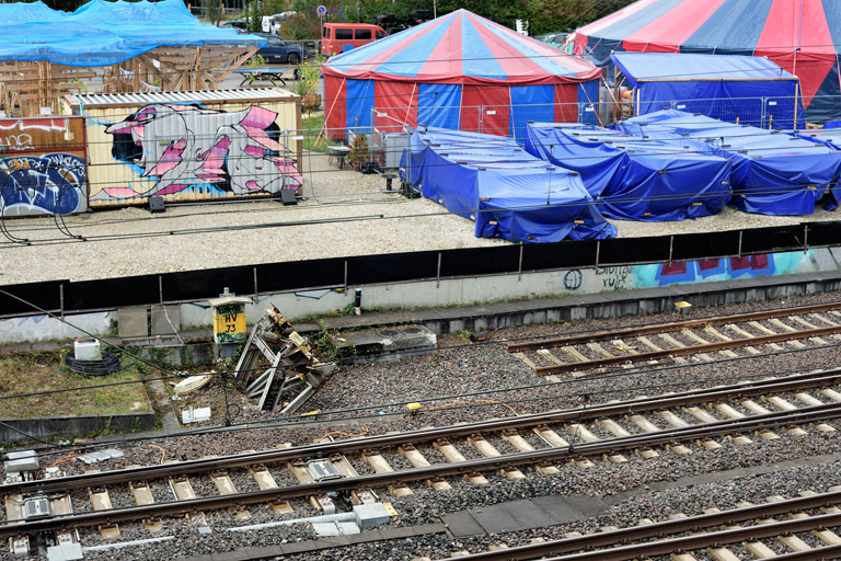 Gleisschaden bei km 15,4 (September 2024)