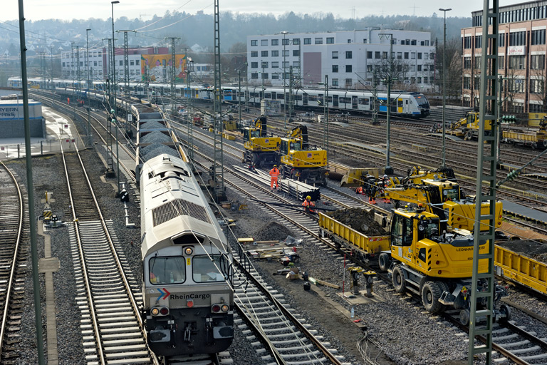 HGK DE 670 bei km 16,0 (Februar 2024)