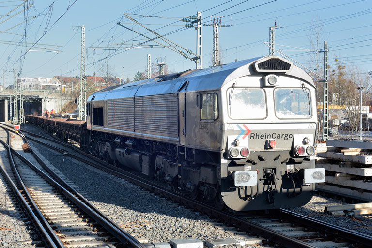 HGK DE 670 bei km 15,4 (Januar 2024)