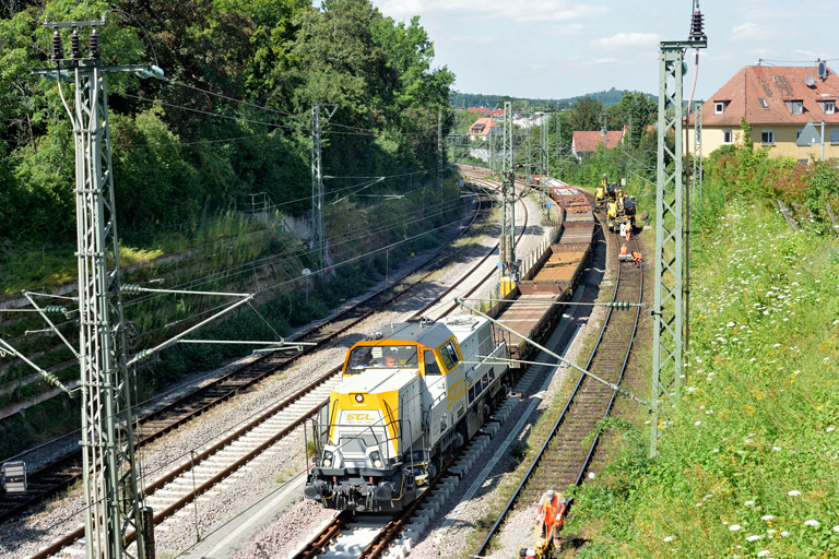 SGL V170.19 (261 308) bei km 14,8 (Juli 2024)