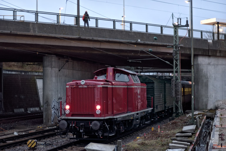 V100 2084 bei km 15,4 (Dezember 2024)