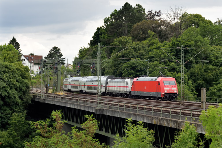 101 079 und 147 563 bei km 14,6 (Juli 2025)