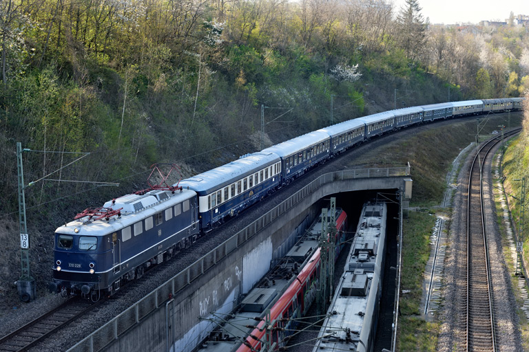 E10 228 bei km 13,8 (April 2025)
