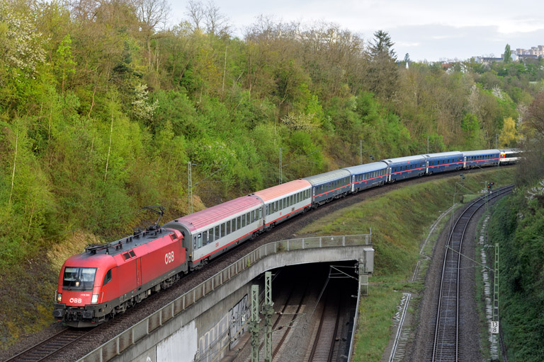 &Ouml;BB 1116 065 mit NJ 471 bei km 13,8 (April 2025)